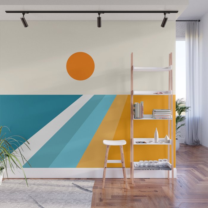 Geometric Landscape 26A Wall Mural Gallery Image 1