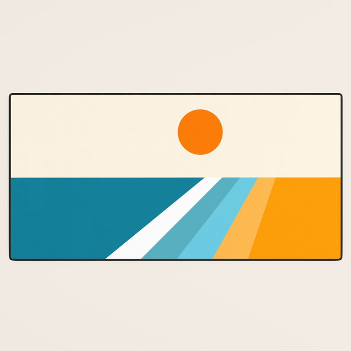 Geometric Landscape 26A Desk Mat Gallery Image 3
