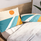 Geometric Landscape 26A Pillow Sham Gallery Image 2