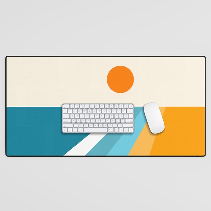 Geometric Landscape 26A Desk Mat Gallery Image 1