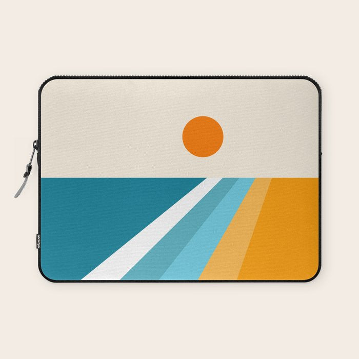 Geometric Landscape 26A Laptop Sleeve Gallery Image 1