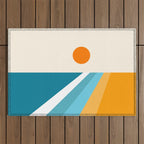 Geometric Landscape 26A Outdoor Rug Gallery Image 1