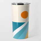 Geometric Landscape 26A Travel Mug Gallery Image 1