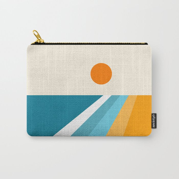 Geometric Landscape 26A Carry All Pouch Gallery Image 1