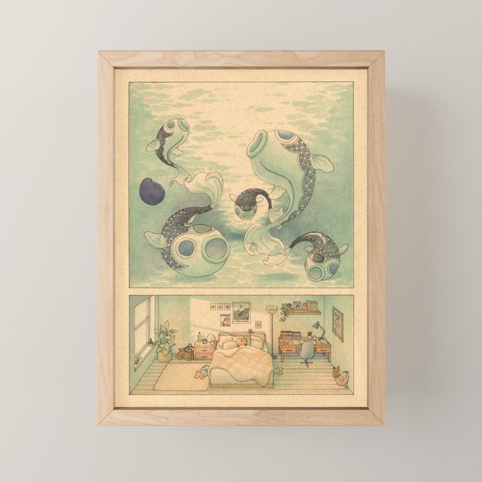 Deep Sea Dreams Mini Art Print Gallery Image 1