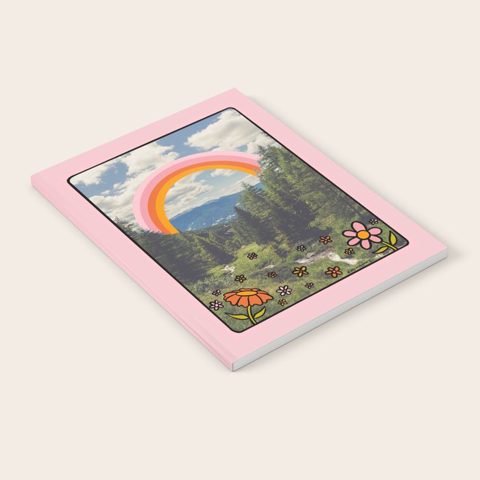 Rainbow Mountain Landscape Notebook Gallery Image 1