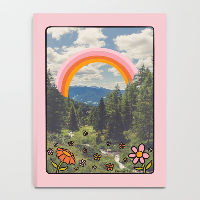 Rainbow Mountain Landscape Notebook Gallery Image 4