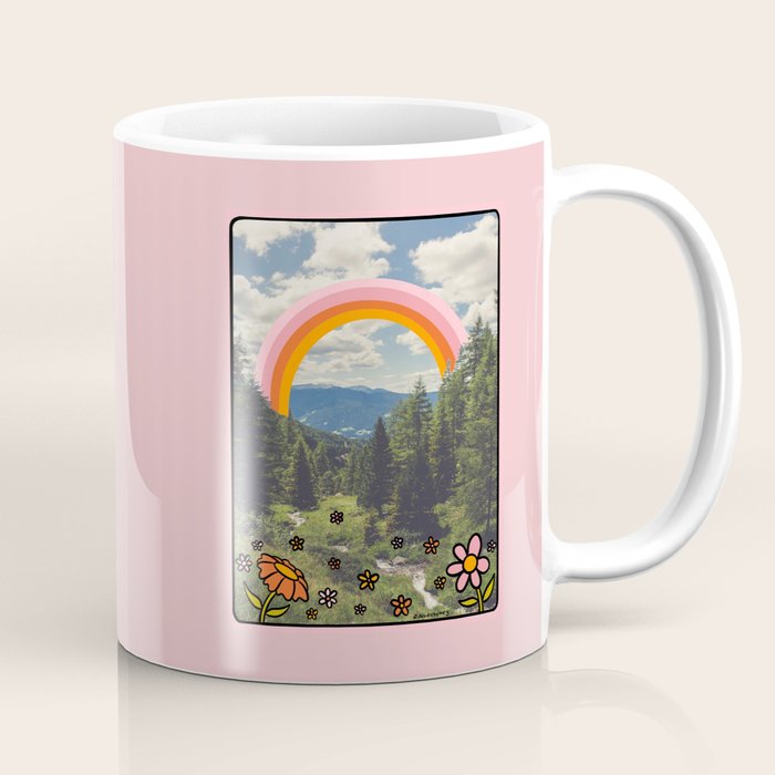 Rainbow Mountain Landscape Coffee Mug Gallery Image 1