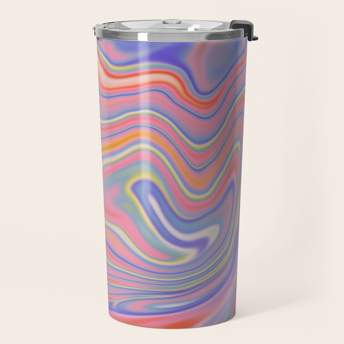 Playful marble Travel Mug Gallery Image 2