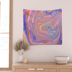 Playful marble Wall Tapestry Gallery Image 2