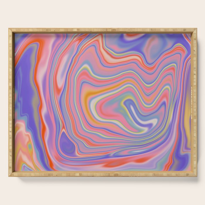 Playful marble Serving Tray Gallery Image 1