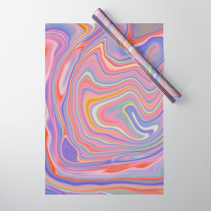 Playful marble Wrapping Paper Gallery Image 1
