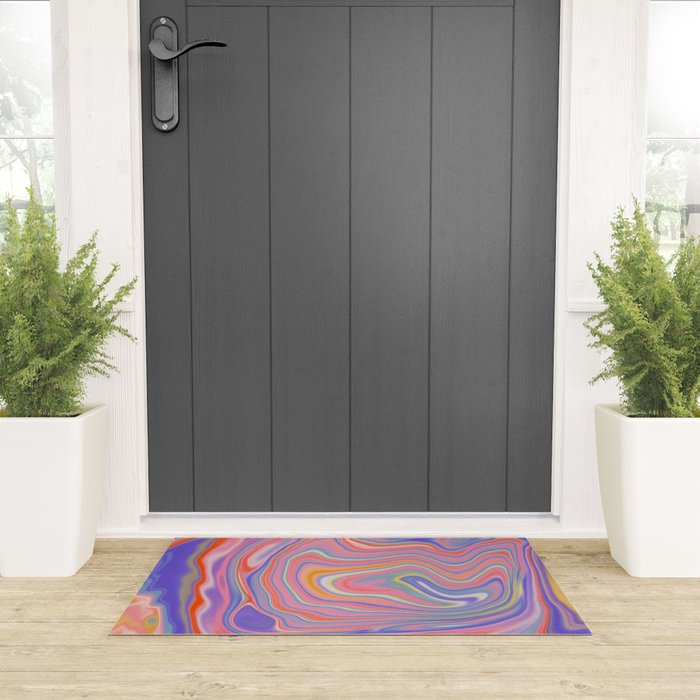 Playful marble Welcome Mat Gallery Image 3
