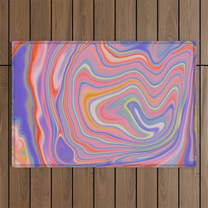 Playful marble Outdoor Rug Gallery Image 1