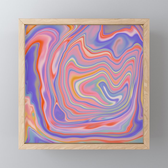Playful marble Mini Art Print Gallery Image 1
