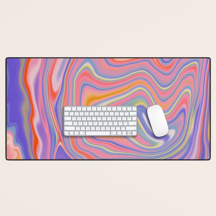 Playful marble Desk Mat Gallery Image 1