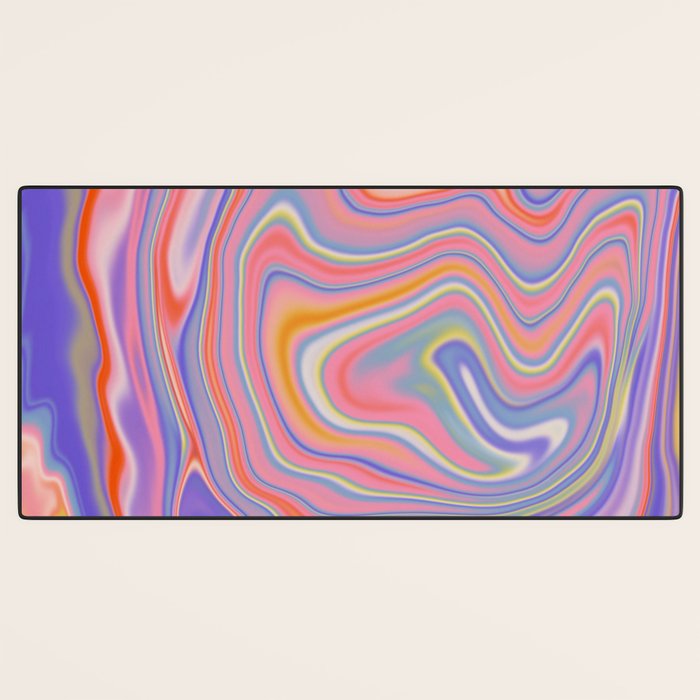 Playful marble Desk Mat Gallery Image 3
