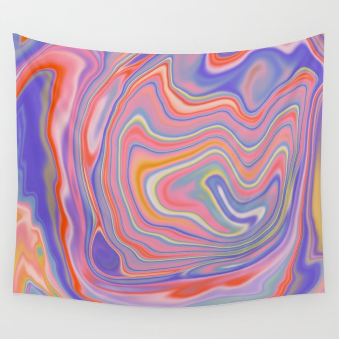 Playful marble Wall Tapestry Gallery Image 4