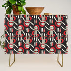 Sock Monkey Santa Credenza Gallery Image 1