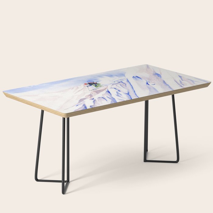 Powder Skiing Coffee Table Gallery Image 1