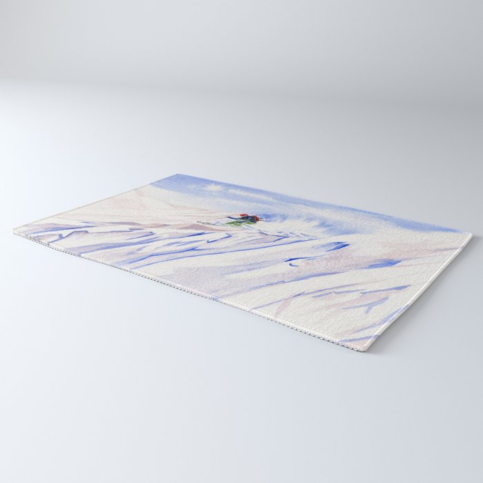 Powder Skiing Rug Gallery Image 3