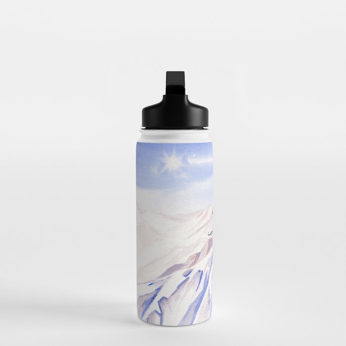 Powder Skiing Water Bottle Gallery Image 3