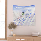 Powder Skiing Wall Tapestry Gallery Image 2