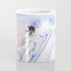 Powder Skiing Coffee Mug Gallery Image 4