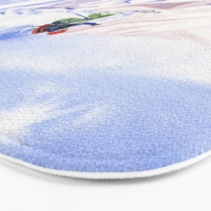Powder Skiing Bath Mat Gallery Image 3
