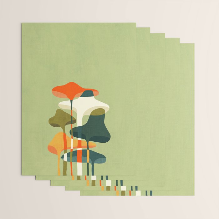 Little mushroom Wrapping Paper Gallery Image 3