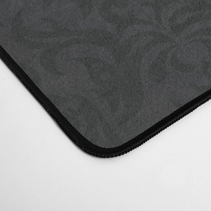 Luxury Black Damask Desk Mat Gallery Image 4