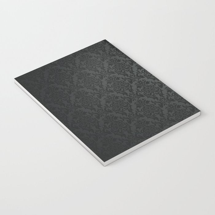 Luxury Black Damask Notebook Gallery Image 3