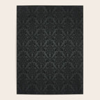 Luxury Black Damask Poster Gallery Image 4