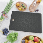 Luxury Black Damask Cutting Board Gallery Image 2