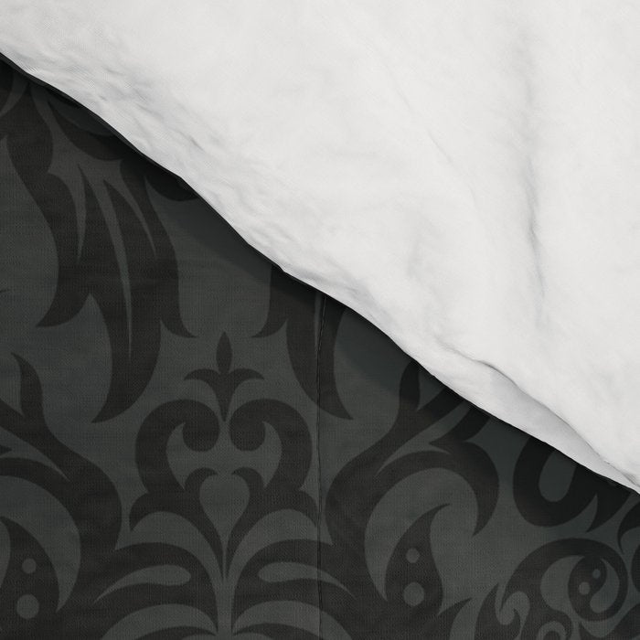 Luxury Black Damask Comforter Gallery Image 4