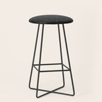 Luxury Black Damask Stool Gallery Image 1