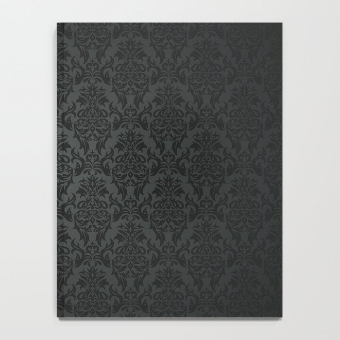 Luxury Black Damask Notebook Gallery Image 4