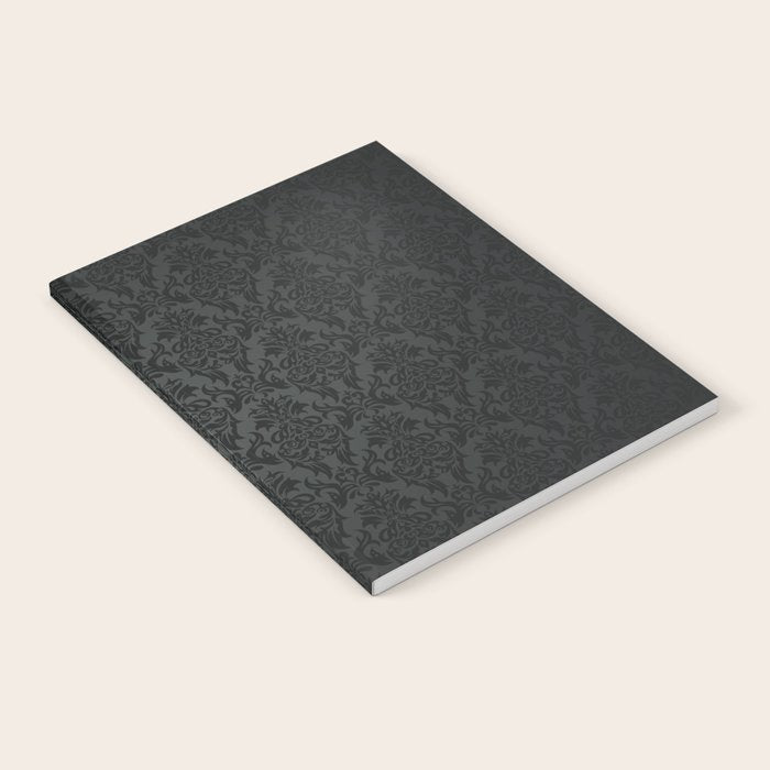 Luxury Black Damask Notebook Gallery Image 2
