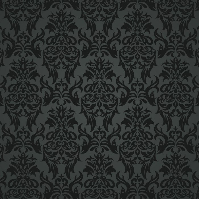 Luxury Black Damask Coffee Mug Gallery Image 2
