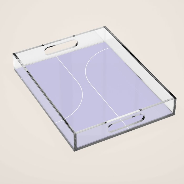 Modern Minimal Line Abstract V Acrylic Tray Gallery Image 1