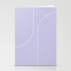 Modern Minimal Line Abstract V Stationery Card Gallery Image 2