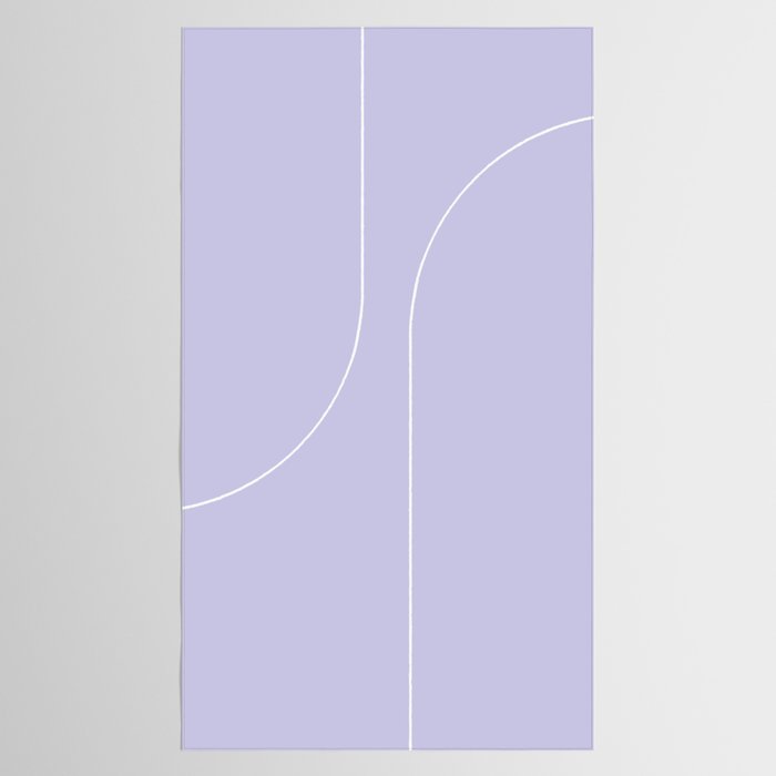 Modern Minimal Line Abstract V Tablecloth Gallery Image 2
