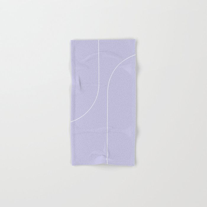 Modern Minimal Line Abstract V Bath Towel Gallery Image 1