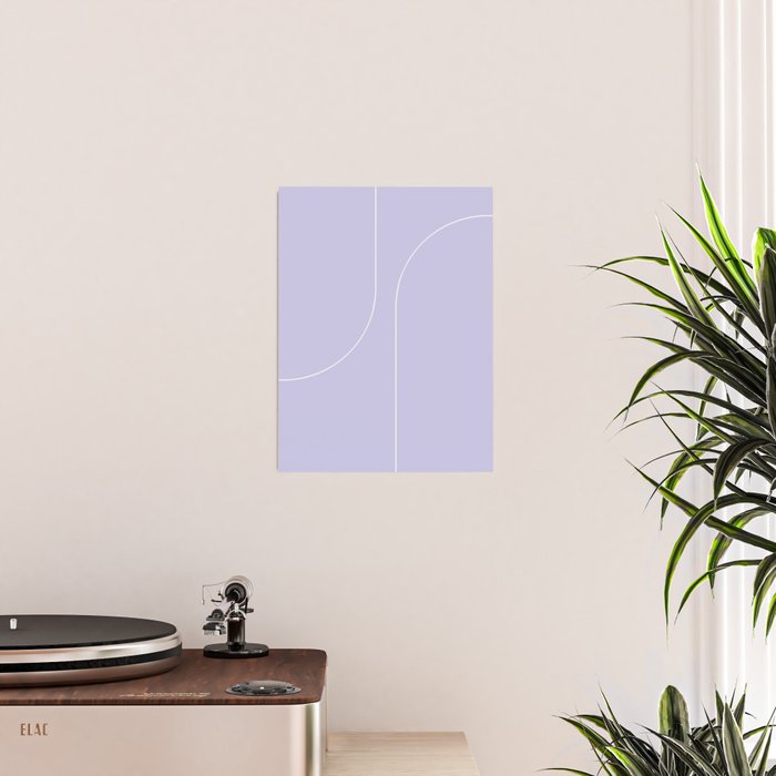 Modern Minimal Line Abstract V Poster Gallery Image 2