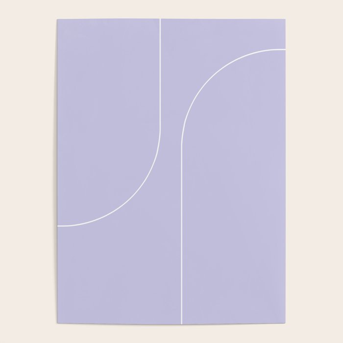 Modern Minimal Line Abstract V Poster Gallery Image 1