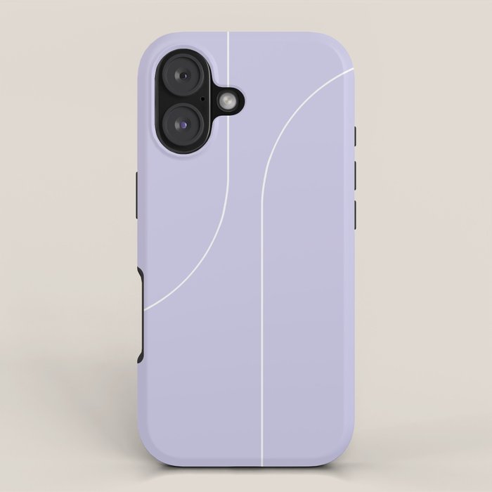 Modern Minimal Line Abstract V iPhone Case Gallery Image 1