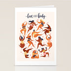 Body Positive. Women in summer swimsuits Stationery Card Gallery Image 2