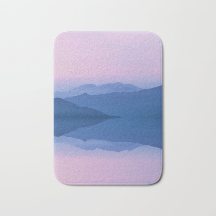 Mountain Reflections Bath Mat Gallery Image 1