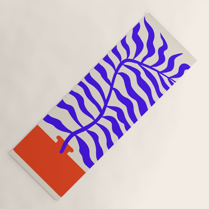 Wild Leaves: Matisse Edition Yoga Mat Gallery Image 1