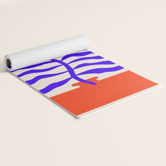Wild Leaves: Matisse Edition Yoga Mat Gallery Image 2